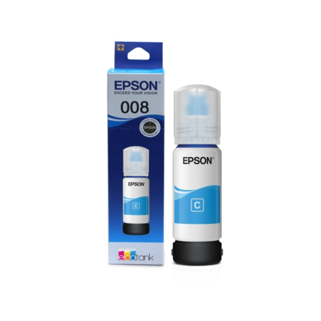 Epson Cyan Original Ink Bottle – Genuine Printer Ink