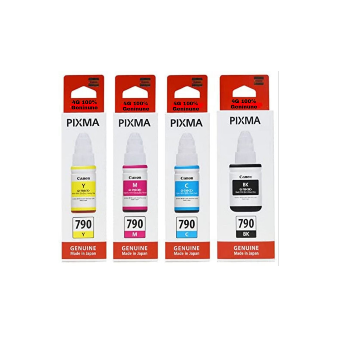 Canon Ink Bottle Combo Pack – Black, Cyan, Magenta & Yellow