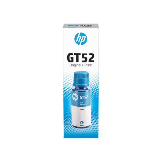 HP GT52 70 ml Cyan Original Ink Bottle