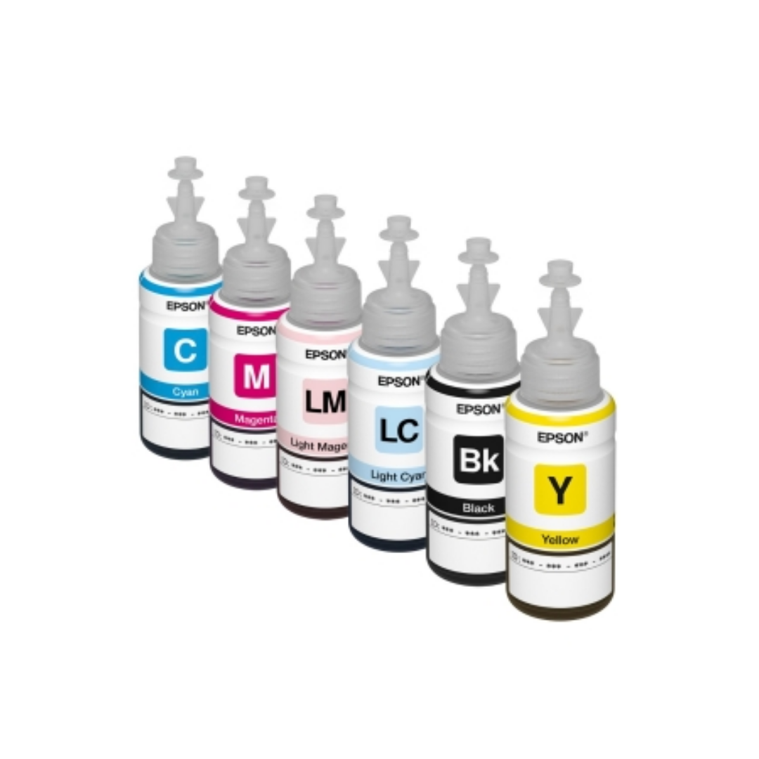 Epson T673 Original Ink Bottle Bundle – 70 ml Each, 4-Color Pack